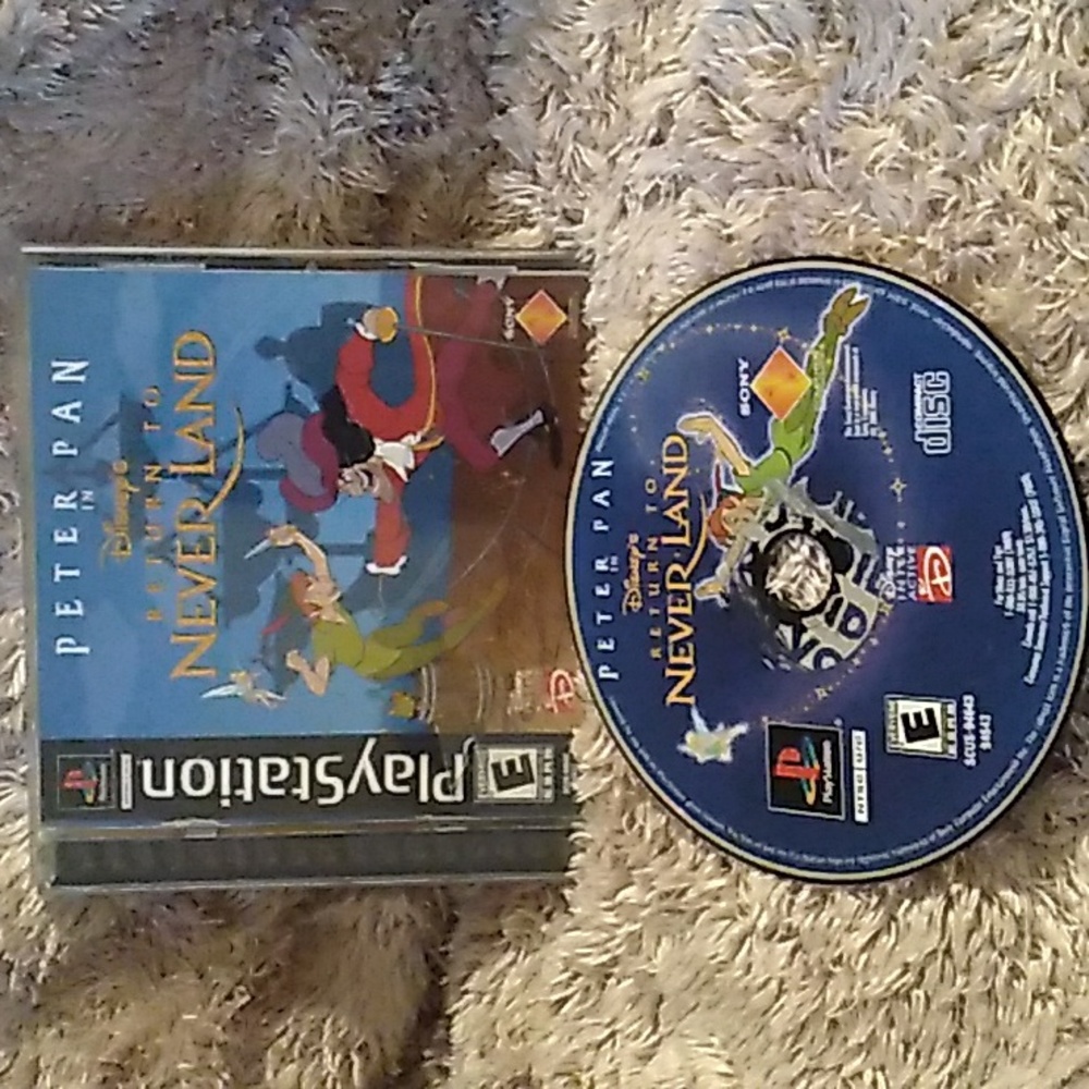 Peter Pan Return to Never Land Playstation 1 Game